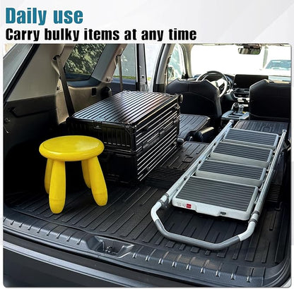 Floor Mats Cargo Mat with Backrest Mat for 2024 2025 2026 Toyota Grand Highlander 7 Seat Car Mat Accessories, All Weather TPE Cargo Liner Trunk Mat (Grand Highlander-Full Set)