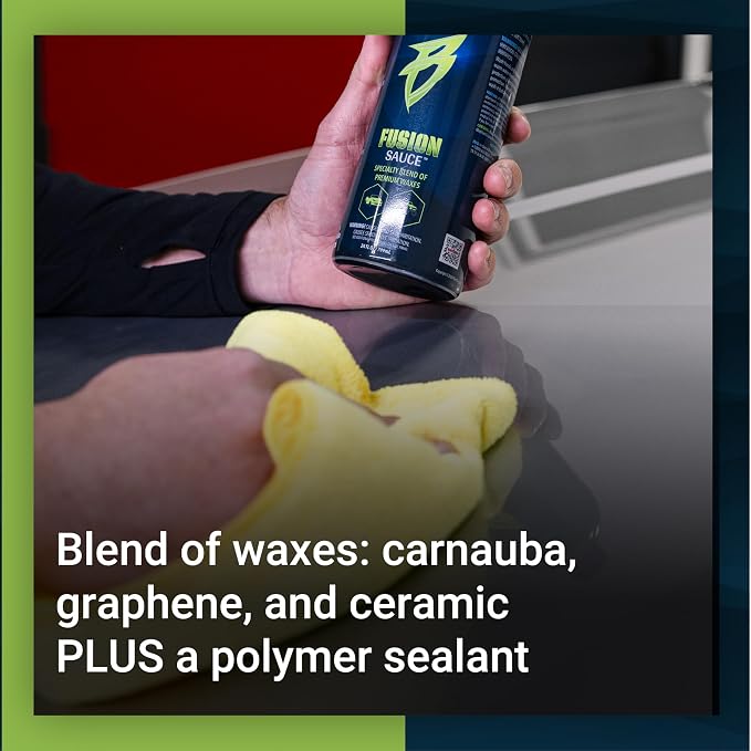 Bling Sauce Platinum Fusion Sauce, Vanilla Scent, Graphene & Ceramic Car Wax Blend for Maximum Gloss & Shine, 24oz.
