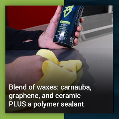 Bling Sauce Platinum Fusion Sauce, Vanilla Scent, Graphene & Ceramic Car Wax Blend for Maximum Gloss & Shine, 24oz.