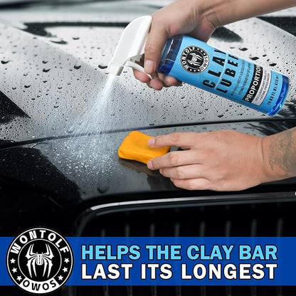 Wontolf Complete Car Clay Bar Auto Detailing Kit, Clay Luber, Butter Wet Wax, Car Wash Soap - Premium Grade Clay System Car Washing Detailing Kit- Maximum Gloss & Unsurpassed Slickness(19 Items)