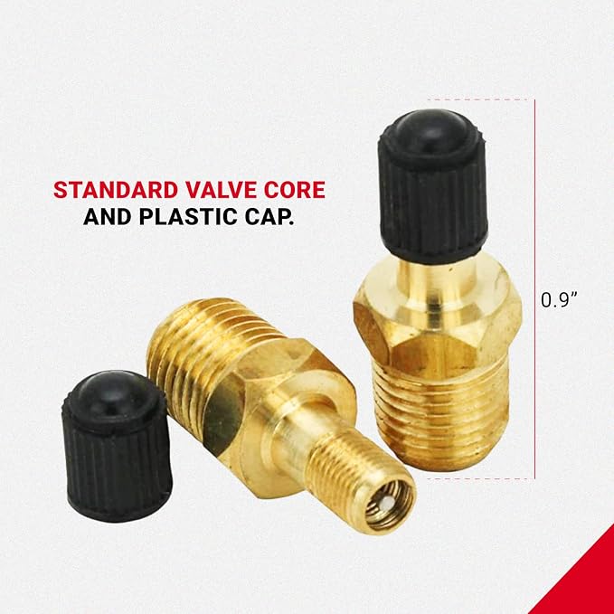 Milton 684 1/8" NPT Tank Valve - Box of 10