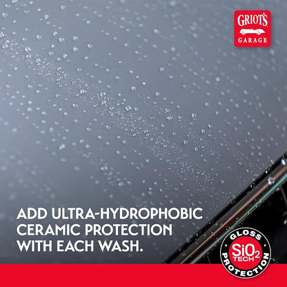 Griot's Garage Ceramic Wash and Coat for All Car Exterior Surfaces, Lubricant Rich, Provides Durable Car Paint Protection, 10885, 48oz