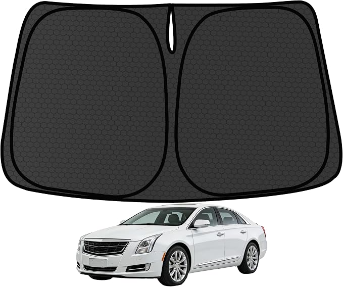 XTS Customized Windshield Sun Shade for 2013 2014 2015 2016 2017 2018 2019 XTS Front Window Sunshade Visor Protector Foldable Blocks UV Rays Keep Car Cooler Accessories