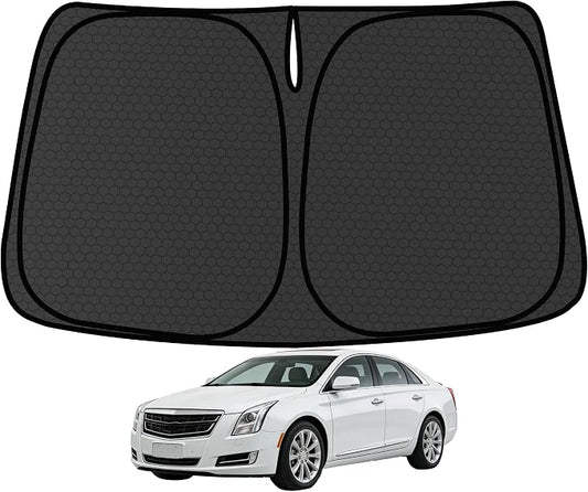 XTS Customized Windshield Sun Shade for 2013 2014 2015 2016 2017 2018 2019 XTS Front Window Sunshade Visor Protector Foldable Blocks UV Rays Keep Car Cooler Accessories