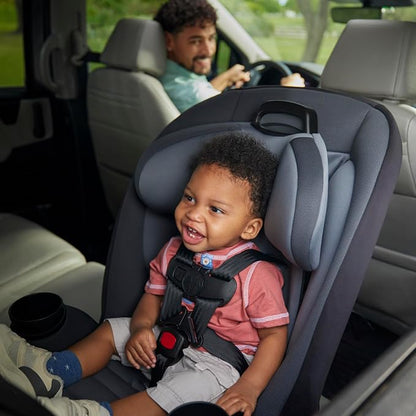 Safety 1st Ellaris 3-in-1 Convertible Car Seat, Slim Fit Design, Rear & Forward-Facing, 5-Position Headrest, Travel-Friendly with Machine-Washable Seat Pad, Peacock Blue