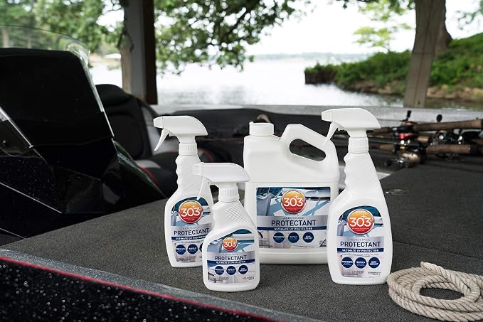 303 Marine Aerospace Protectant – UV Protection – Repels Dust, Dirt, & Staining – Smooth Matte Finish – Restores Like-New Appearance – 10 Fl. Oz. (30305-12PK)