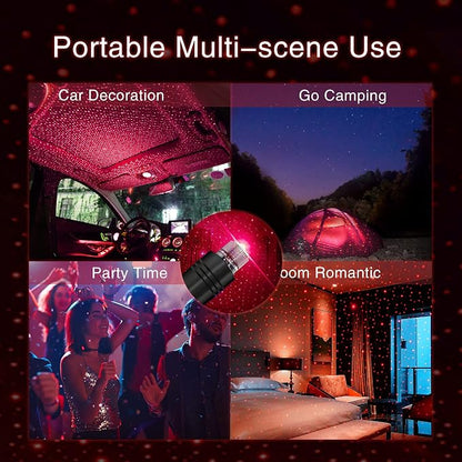 Star Projector Night Light, Car Accessories for Women and Men, Romantic Car Led Lights Interior, Adjustable Interior Car Lights Fit Car, Roof, Bedroom, Plug and Play, Car Decor, Room Decor, Home Decor