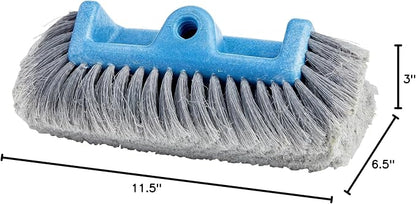 Dicor CP-SB125E Soft Bristle Exterior Wash Brush for Exterior RV Roof Cleaning and Maintenance