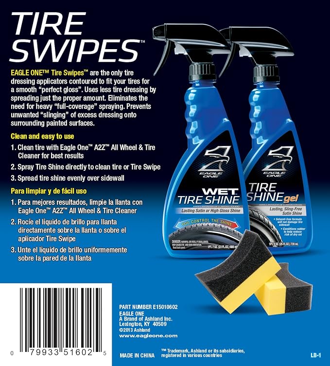 Eagle One E300891100 Tire Swipes, 2-Pack