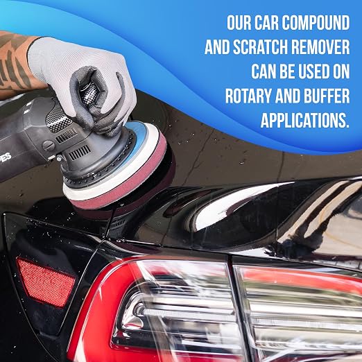 Heavy Cut Compound 16 oz Car Scratch Remover for Deep Scratches, Premium Compound for Heavy Swirl and Oxidation Removal, Car Buff Out Scratch for Paint Correction Kit, High Abrasion
