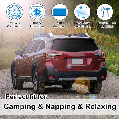 TINGLU Window Shades for Subaru Outback Wagon 2010-2014 Accessories Car Side Full Windows Windshield Sun Shade Sun UV Rays & Privacy Protection for Camping,Napping,and Relaxing 8PCS