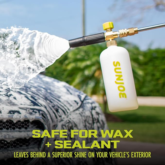 Sun Joe SPX-FCS1G Snow-Foam Pressure Washer Car-Wash Soap, 1 Gallon, Pineapple Scent