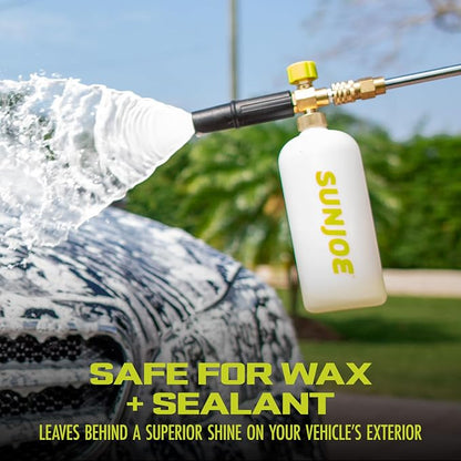 Sun Joe SPX-FCS1G Snow-Foam Pressure Washer Car-Wash Soap, 1 Gallon, Pineapple Scent