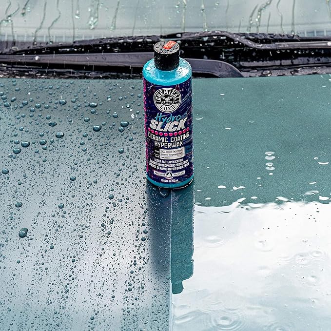 Chemical Guys HydroSlick Intense Gloss SiO2 Ceramic Coating HyperWax - High Shine and Long-Lasting Protection, Ceramic Coating for Cars, Safe for Trucks, SUVs, Motorcycles, RVs, and More - 16 fl oz
