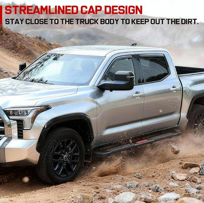 COMNOVA Running Boards Compatible with 2015-2026 Chevy Colorado/GMC Canyon Crew Cab, 6 Inch Carbon Steel Black Truck Side Step Rock Sliders, Nerf Bars Steps for Colorado Crew Cab.