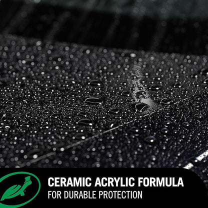 Turtle Wax Hybrid Solutions Ceramic Acrylic Black Car Wax Spray, Restores Apperance of Black Car Paint, Ceramic Coating Protection, Extreme Water Beading, High Gloss Shine, 16 oz (Pack of 3)