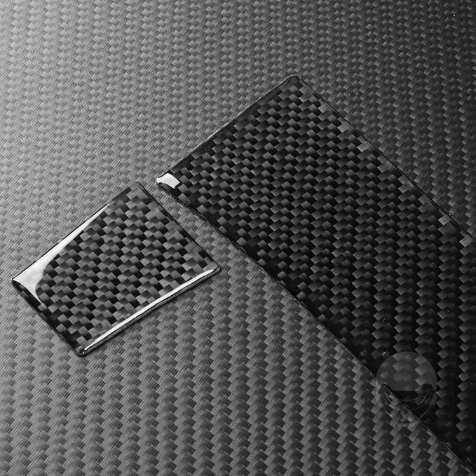 NVCNX Real Premium Carbon Fiber for Toyota 2nd Gen Tacoma Accessories 2005-2015 2006 2007 2008 2009 2010 2011 2012 2013 2014 Car Dash Passenger Side Panel Cover Interior Trim Sticker Decal 3PCs