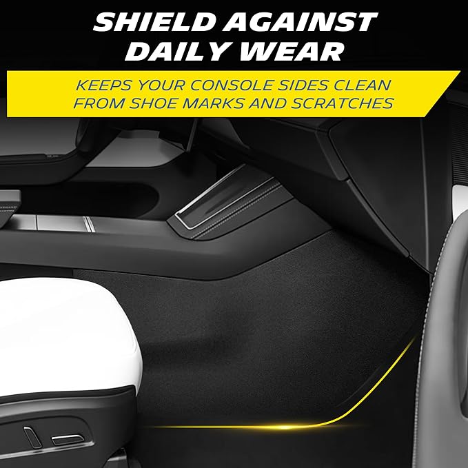 Michelin Vehicle Mat, All-Weather TPE Custom Fit Liner for Tesla Model Y 5 Seat Floor Mats 2025-2027 (12 Piece), Premier