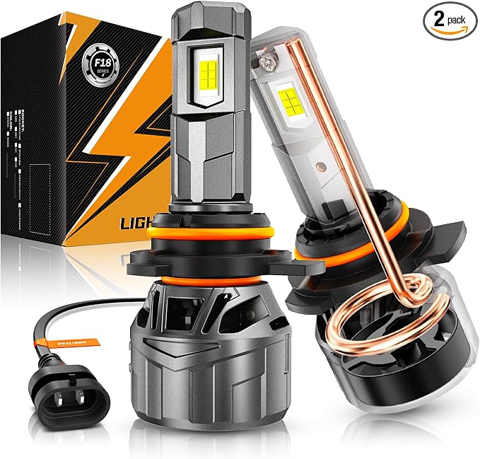 Auxbeam F18 Series 9012 HIR2 Fog Lights, 22000LM 9012 Powersport Light for Off-Road Use or Fog Light-2 Pack