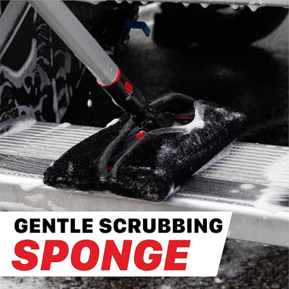 Maxshine Scrubbing Sponge Microfiber Replaceable Head Cover for Premium IncrediStick – Scratch-Free Cleaning for Cars, Trucks, Boats & RVs – Car Detailing Accessory