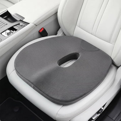 Desk Chair Seat Cushion Non-Slip Seat Cushion for Sciatica, Tailbone & Back Pain Relief - Butt Pillow for Drivers, Workers, Pregnancy Support for Long Sitting (Grey 01)