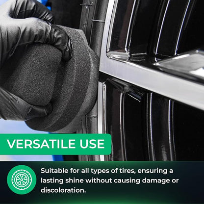 Armour Detail Supply Tire+, Advanced Water-Based Tire Shine Spray for Lasting Shine, All Tire Spray, Durable and Hydrophobic - 1 Gallon Bottle