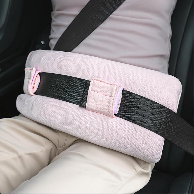Seat Belt Pillow Post Surgery, Hysterectomy C Section Abdominal Seatbelt Pillow Surgery Recovery Must Haves, Gifts for Chest Heart Surgery with Insert Ice Pockets