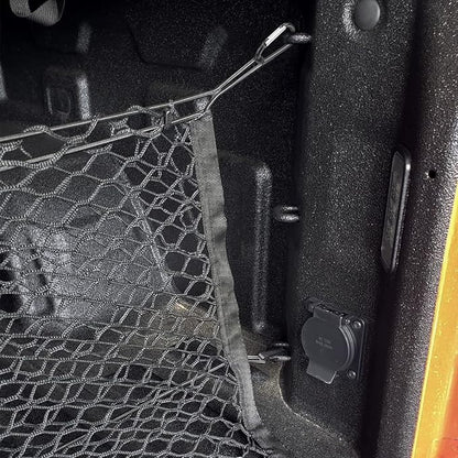 Truck Bed Cargo Net, Elastic Mesh Net Organizer Truck Bed Storage Net Organizer Envelope for Chevy Silverado & Ford F150/F250 Luggage Back Cargo (47x15.2 Inch)