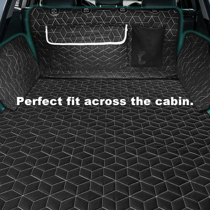 Meginc SUV Cargo Liner for Dogs,100% Waterproof Pet Trunk Car Seat Cover Mat with Bumper Flap Protector,Dog Protect Auto Carpet, Heavy Durable Pet Car Seat Protector for SUV CRV RAV4 Q5 CX5