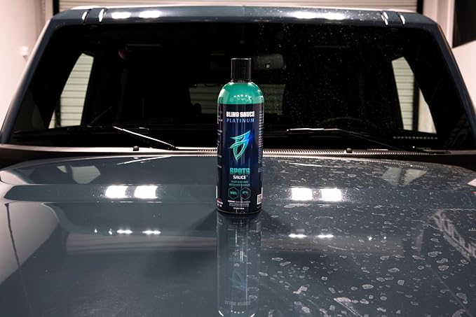 Bling Sauce Platinum Spots Sauce, Heavy-Duty Hard Water Spot Remover for Cars, Trucks, SUVs, 24oz.