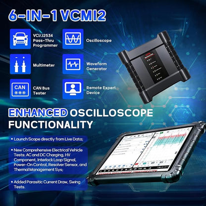 Autel MaxiSYS Ultra S2 OBD2 Scanner, New Diagnostic with AI, Upgraded MS Ultra, 6-in-1 VCMI2, Topology 3.0, EV Tests, WiFi 6, 48+ Services, Motor Truspeed Repair, Multi-Point DVI, ECU Programming