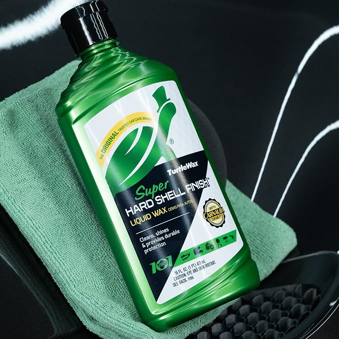 Turtle Wax T-123R Super Hard Shell Liquid Car Wax - 16 Fl Oz., Green