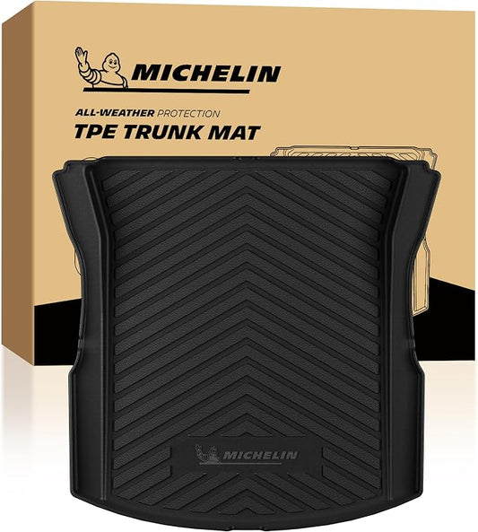 Michelin Vehicle Mat, All-Weather TPE Custom Fit Liner for Tesla Model 3 Trunk Mat 2024-2027(1 Piece), Premier