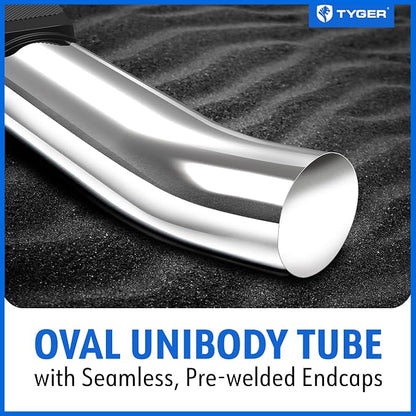 Tyger Auto 3.5" Rider Running Boards Compatible with 2009-2018 Dodge Ram 1500; 2010-2026 2500 3500; 2019-2024 Classic | Crew Cab | TG-SS2D35317 | Side Step Rail Nerf Bars