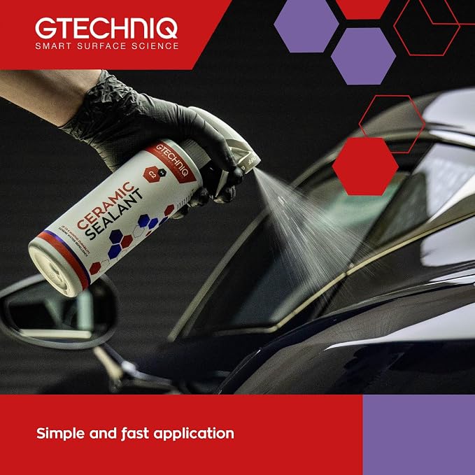 Gtechniq C2 Ceramic Sealant for Cars, 169 fl oz | Protects Paintwork, Trim, Tires and Windows, Extreme Dirt Repellent, High Shine, UV Protection, Enhances Water-Repellence, Easy to Apply