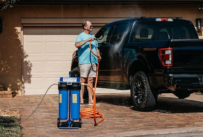 Spotless Water Systems - DIC-20, Simple Window, Solar Panel, RV & Car Wash System, Works for All Vehicles, Motorcycles, Bikes, Boats, Planes, Yachts, Towel Drying Eliminated