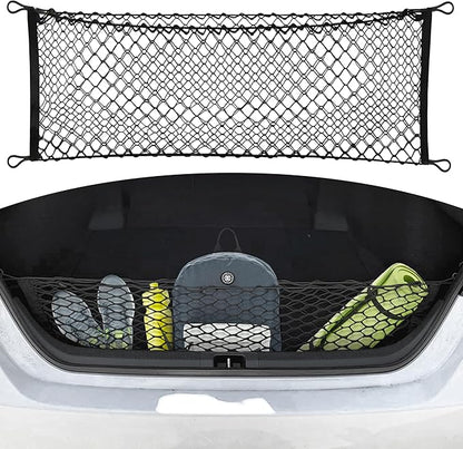 Envelope Style Automotive Elastic Trunk Mesh Cargo Net for Toyota Camry 2018-2026 - Premium Trunk Organizers and Storage - Luggage Net for Sedan - Best Car Organizer for Toyota Camry Hybrid