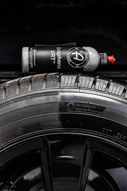 Adam's Polishes Graphene VRT 16oz Vinyl, Rubber, Tire & Trim Dressing - UV Protection and Water Repellent - Graphene Ceramic Infused Formula - Dress Tires or Trim Without Worry of Slinging (16oz)