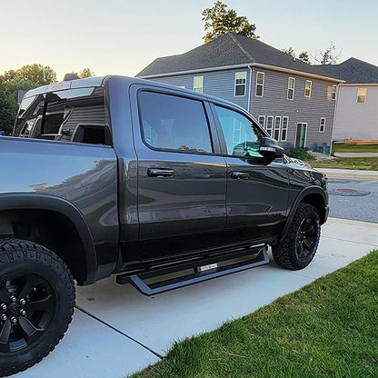 Running Boards Compatible with 2009-2018 Dodge Ram 1500 Crew Cab, 2019-2024 1500 Classic, 2010-2026 2500/3500, Drop Side Steps Carbon Steel Nerf Bars (Excl. New Body Style)