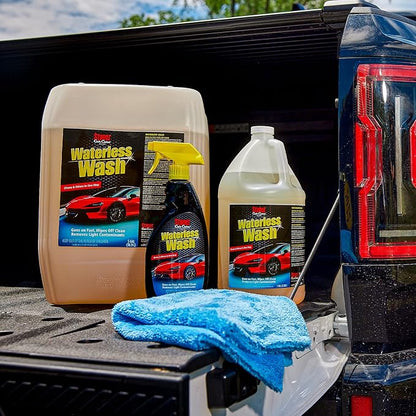 Stoner Car Care 92604 Waterless Wash Car Detailing Spray – Safe, Scratch-Free Formula Quickly Cleans, Shines & Protects Cars, Trucks, Boats, Motorcycles, RVs & More – No Soap or Hose Needed – 22 Fl Oz