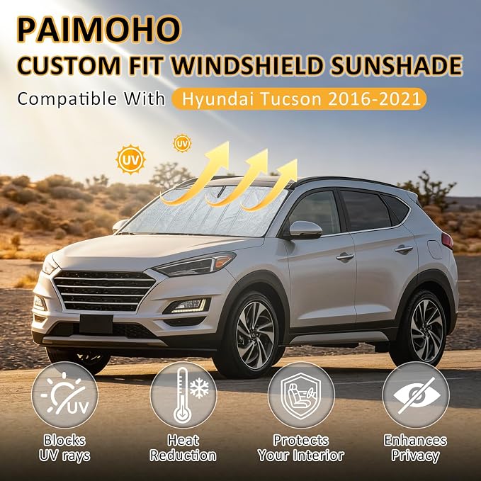 Thickened Windshield Sun Shade for Hyundai Tucson 2016-2021