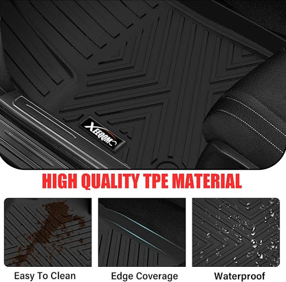 Floor Mats for 2025 2026 Chevrolet Equinox Fuel/GMC Terrain(Not for EV) Trunk Mat with Backrest Mat All Weather TPE Rubber Floor Liner Set Cargo Liner for 2025 Chevy Equinox Fuel Accessories