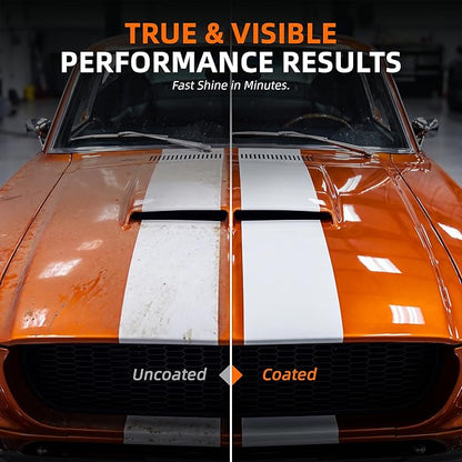 Ceramic Coating for Cars - Quick Effect Spray Coating, Extremely Hydrophobic Car Spray Coating, Easy to Use Coating for Paint Polish & Shine - 2 Pack for Car/Truck/RV/Motorcycle