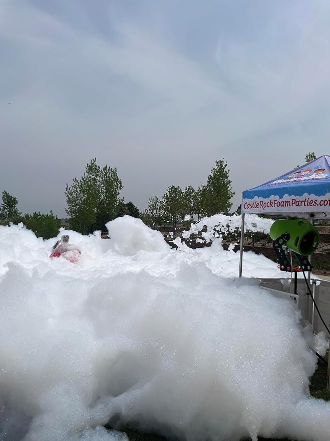 The Most Reliable and robust foam party solution - Up to 700 Gallons or 12 Rounds of bubble party fun - Compatible with ALL Foam Machines & Generators