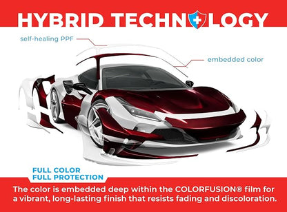 ColorFusion PPF by VViViD, Gloss Demon Dry Apply PPF Vinyl Car Wrap Roll 6ft x 5ft