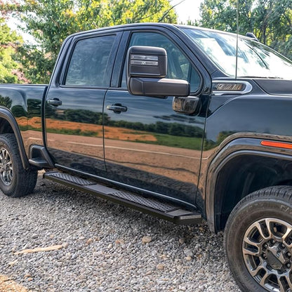 YITAMOTOR 6 Inches Running Boards Compatible with 2019-2026 Chevy Silverado/GMC Sierra 1500 Crew Cab, 2020-2026 2500HD 3500HD Crew Cab Side Steps Black Nerf Bars Rails