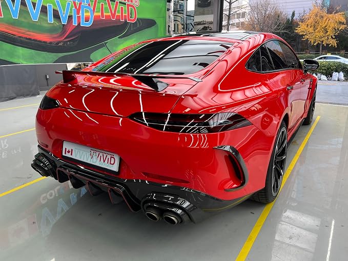 ColorFusion PPF by VViViD, Gloss Ultra Red Dry Apply PPF Vinyl Car Wrap Roll 60ft x 5ft
