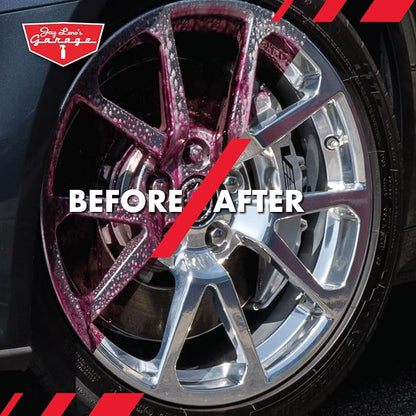Jay Leno's Garage Wheel Cleaner Spray – Brake Cleaner and Heavy Duty Brake Dust Remover that Works as a Rim Cleaner, Leaving Wheels, Rims, Brake Pads & Rotors Spotless for a Showroom-Quality Finish