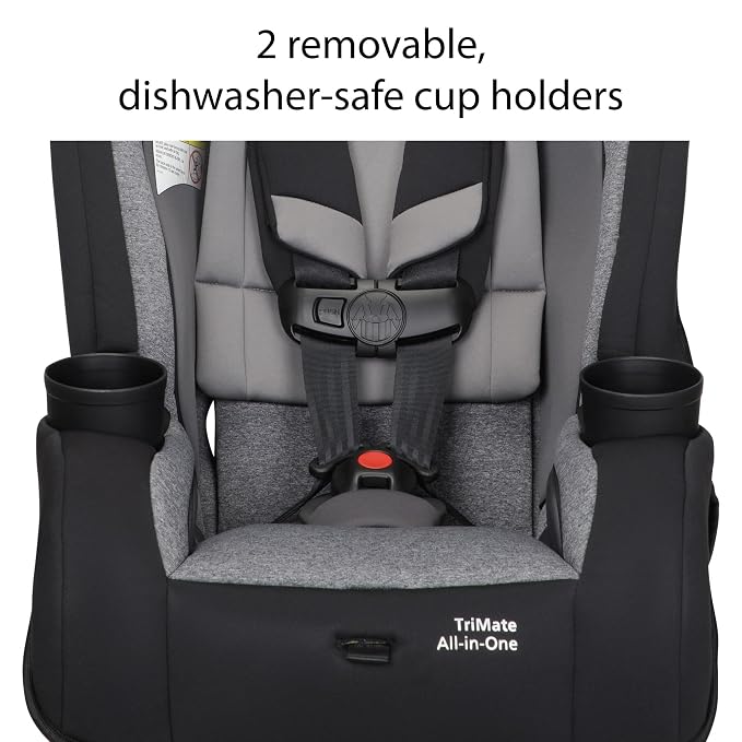 Safety 1st Convertible Car Seat, Convert from Rear to Forward Facing and Belt-Positioning Booster, High Street, From Birth to Age 10, TriMate