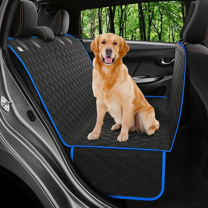 Petloox XL Dog Car Seat Cover for Back Seat, Waterproof Hammock for Car, SUV & Truck, Non-Slip Backseat Cover for Dogs, Heavy-Duty Dog Hammock Style Seat Protector Pets, Easy to Install & Clean